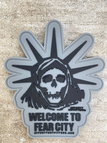 Fear City PVC Velcro Patch