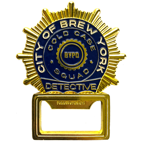 City of "BREW YORK" Detective Coin Opener