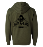 "Hats & Bats" Full Zip Hoodie