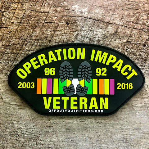Operation Impact Veteran PVC patch